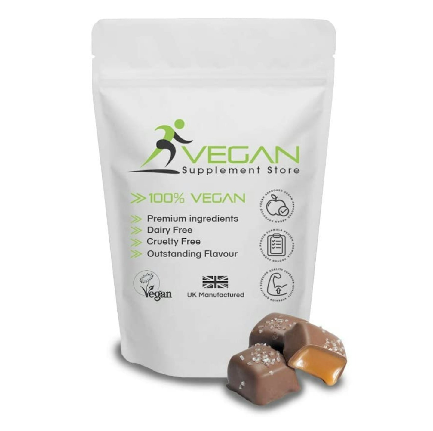 Vegan Supplement Store Vegan Powder in Salted Caramel