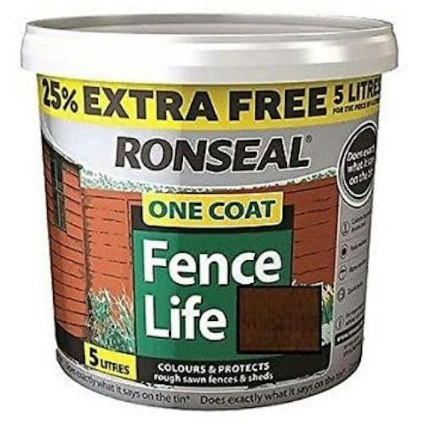 Ronseal 5L One Coat Life