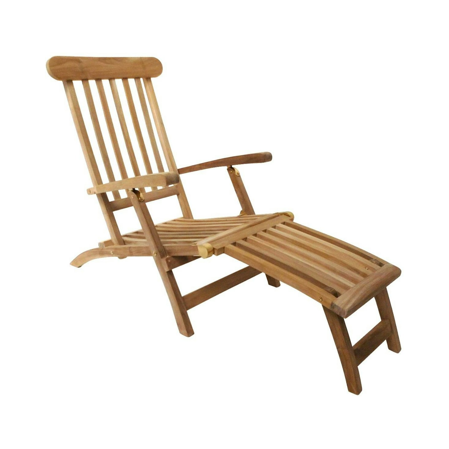 Charles Bentley Solid Wooden Teak Steamer Chair