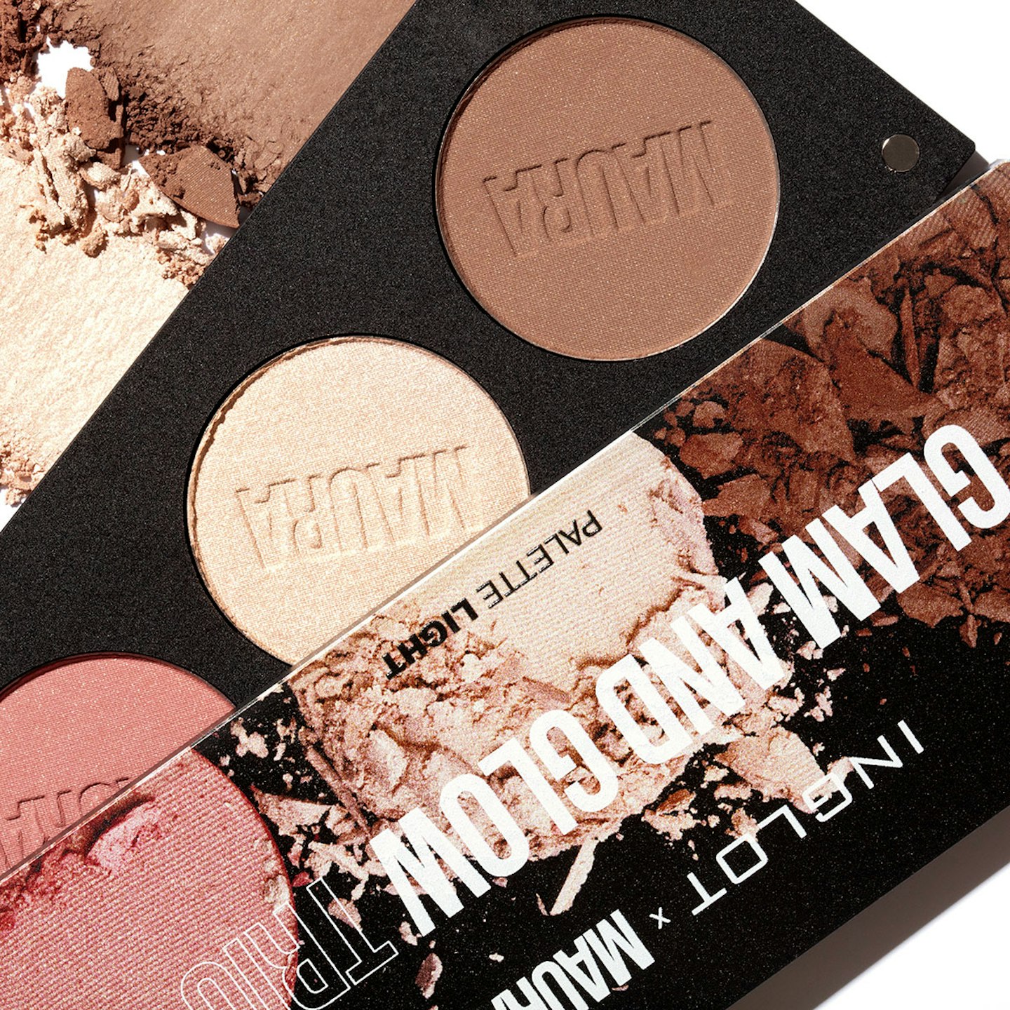 Inglot X Maura Glam and Glow Trio Palette in Light, £18