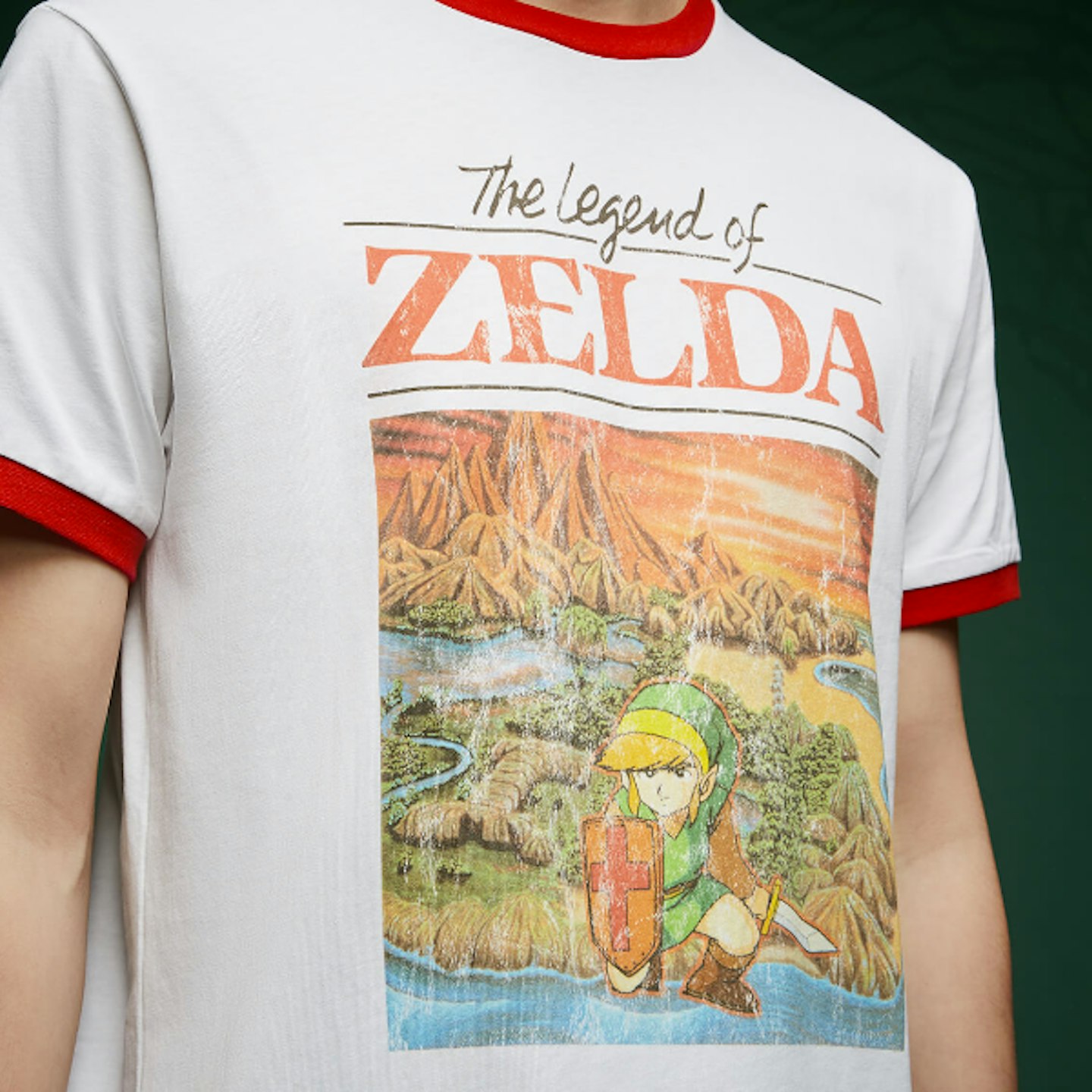 Legend Of Zelda Retro Box Art T-Shirt