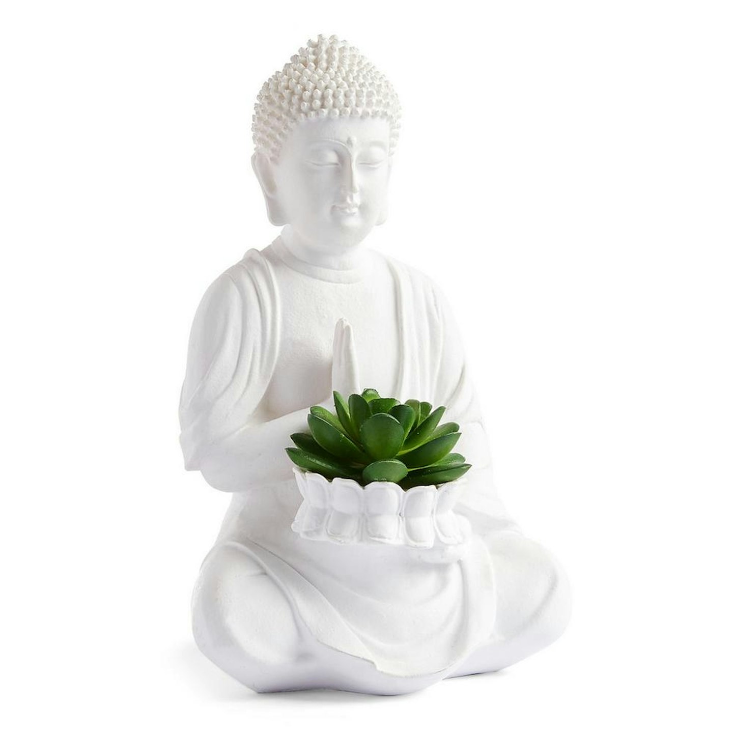 Large White Buddha Plant Holder £6
