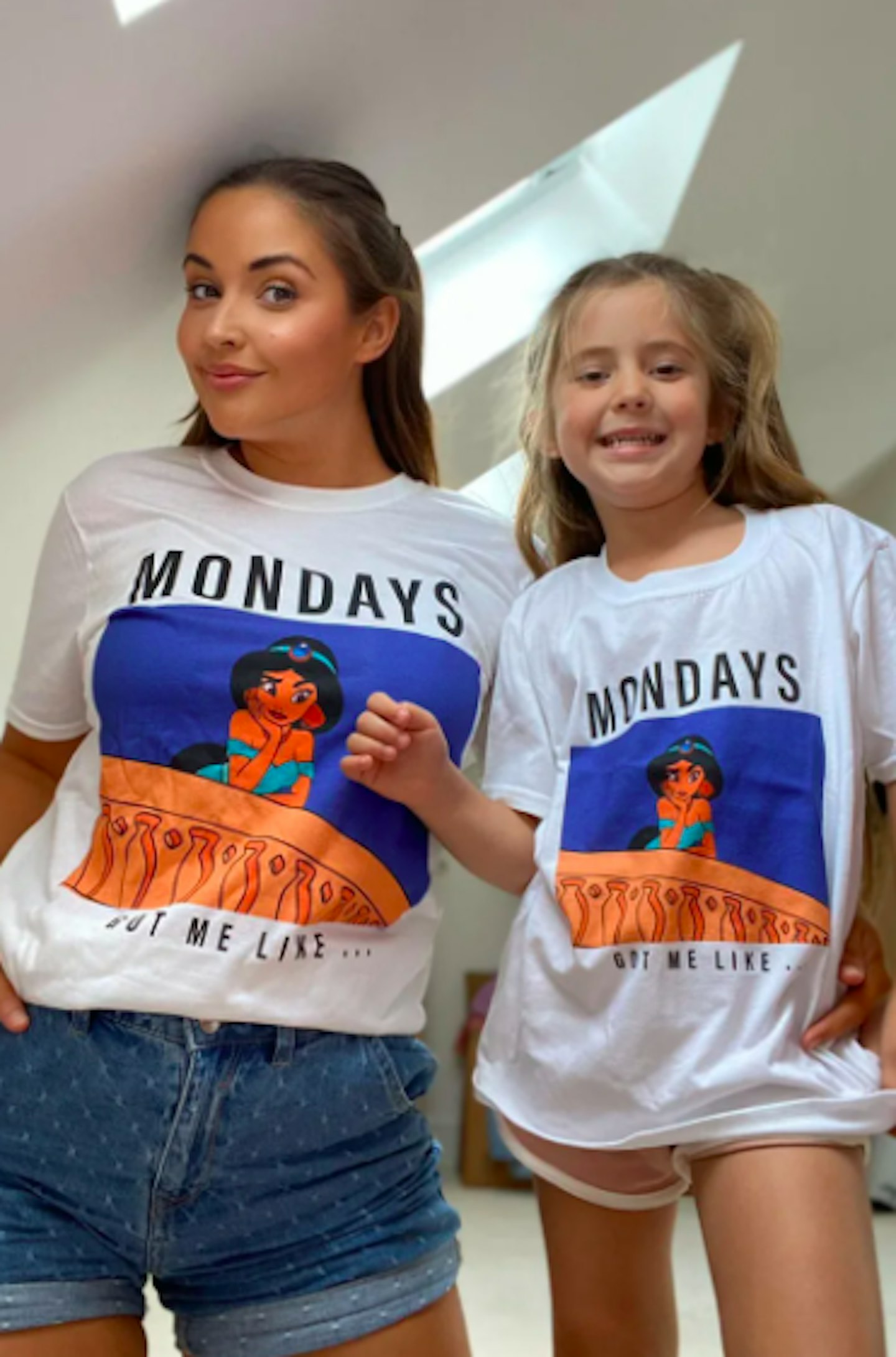 Jac Jossa White Disney Jasmine 'Mondays' T-Shirt