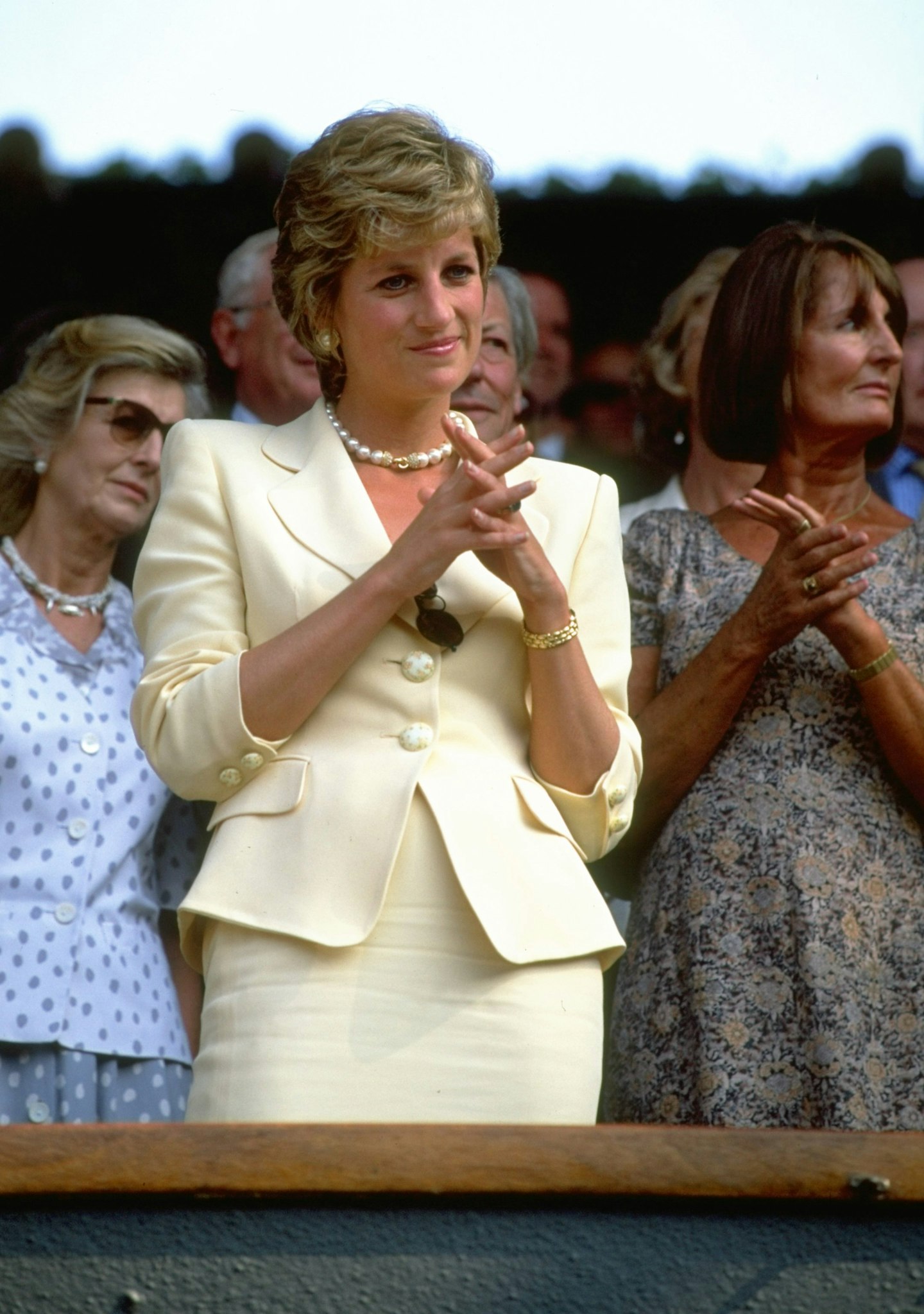 Princess Diana at Wimbledon in 1995