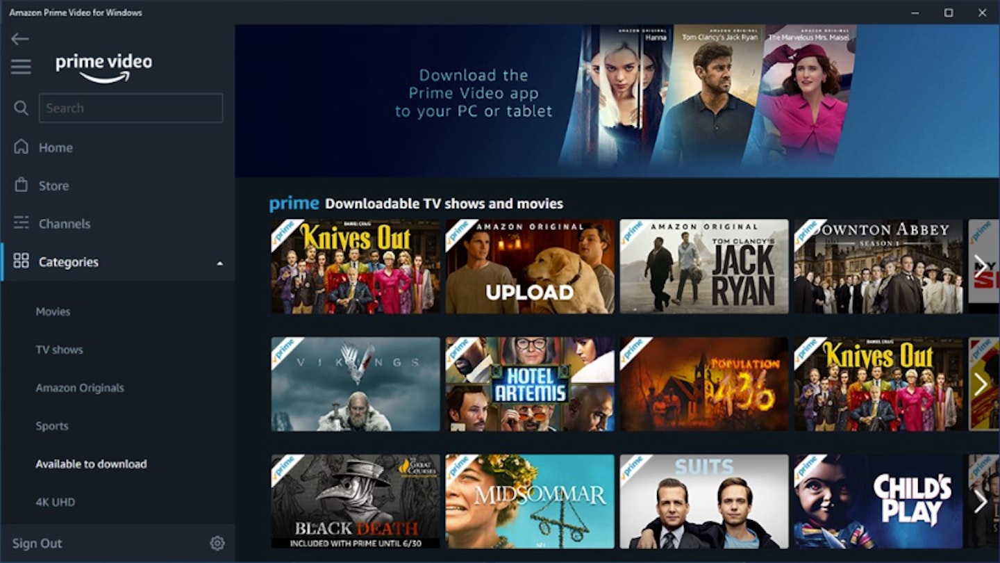 You can now watch Amazon Prime offline on Windows 10