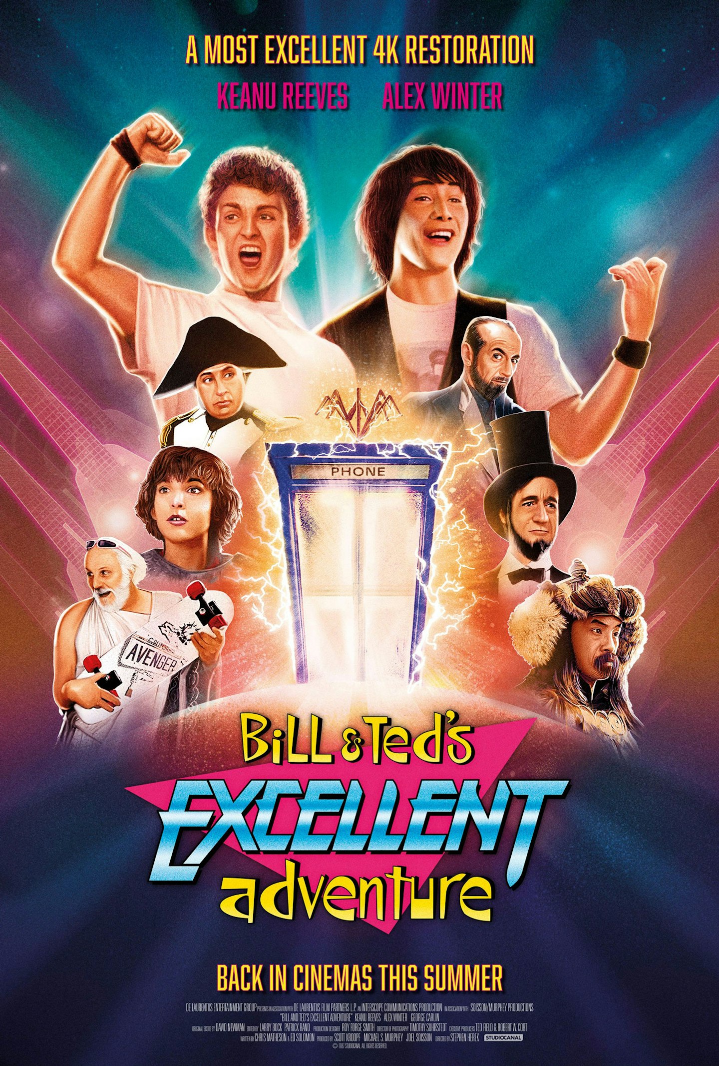 Bill & Ted's Excellent Adventure – 4K poster
