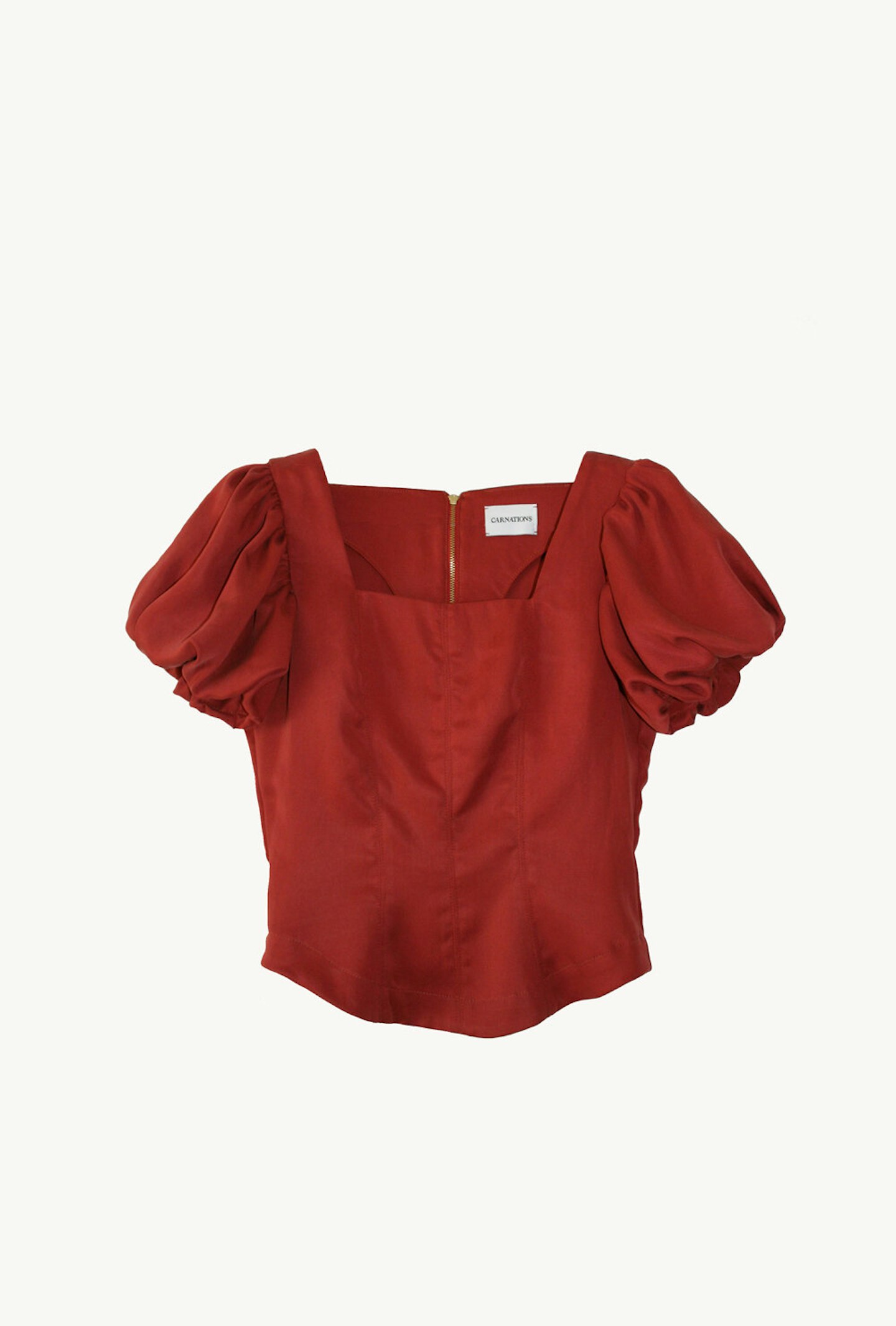 Carnations London, Puff Sleeve Blouse, £145