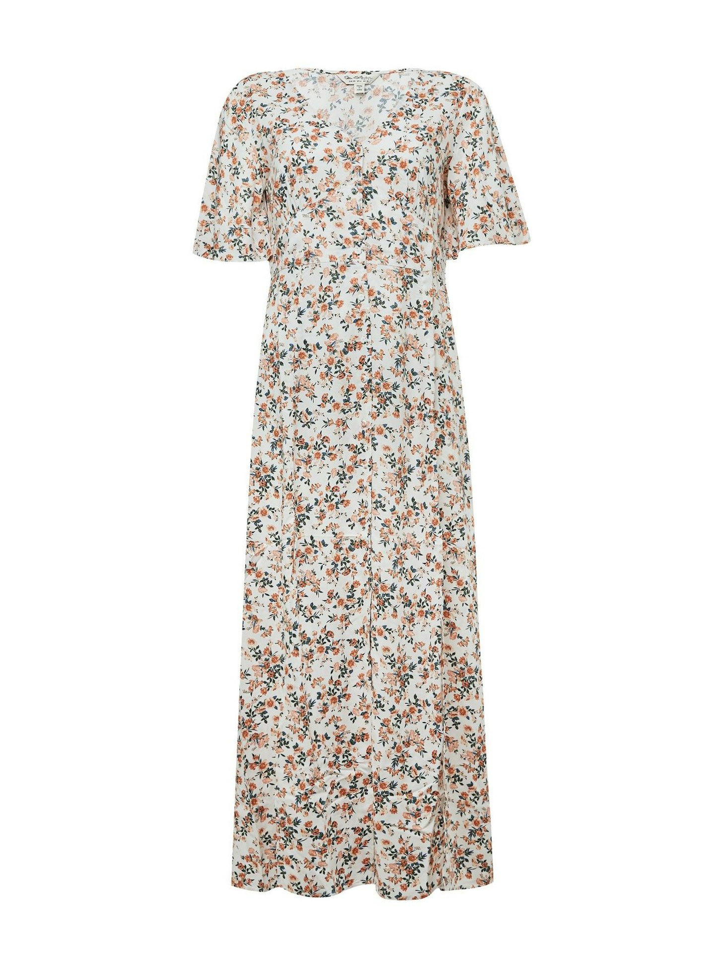 Miss Selfridge, Peach Floral Dress, £35