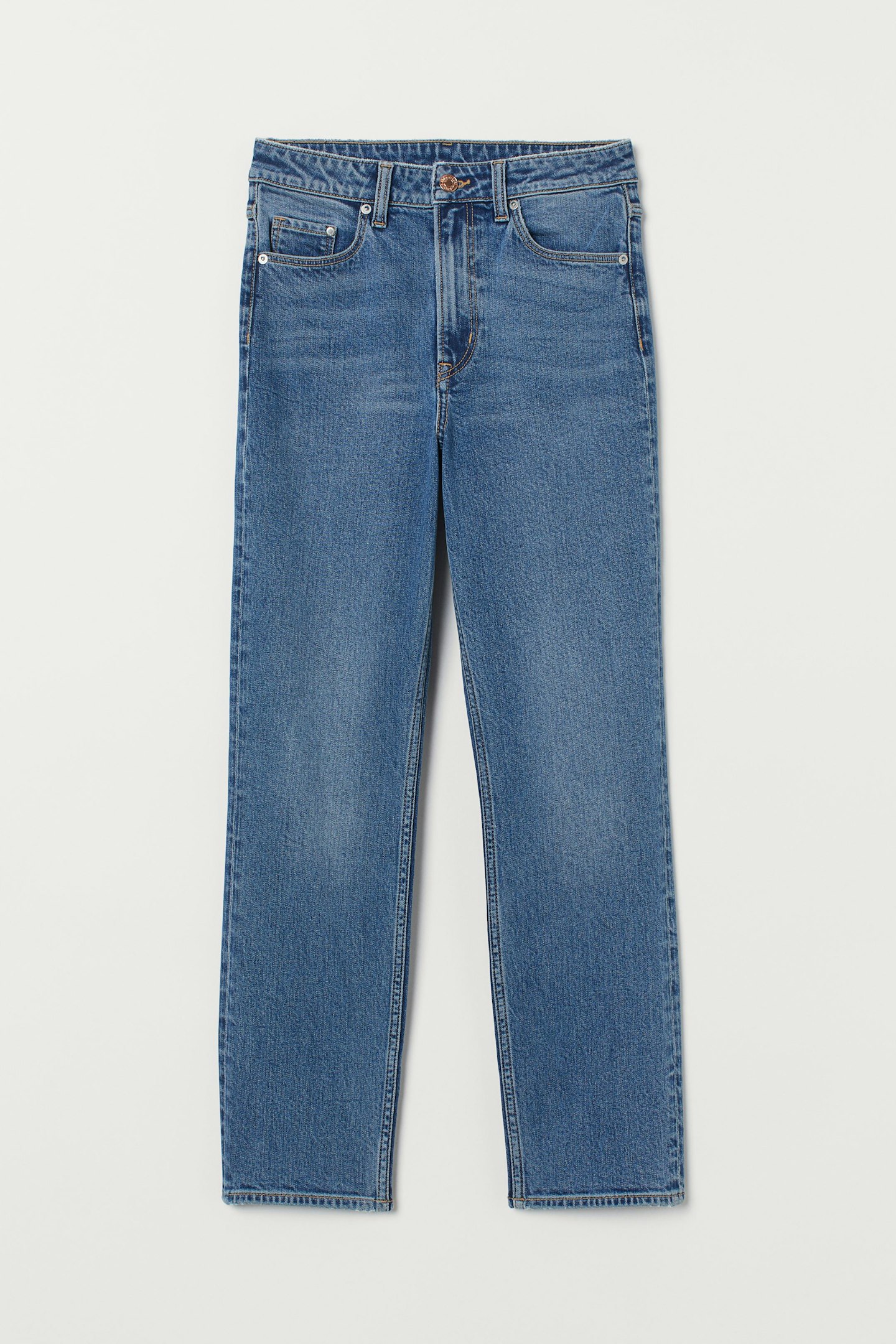 H&M, Vintage Slim High Ankle Jeans, £24.99