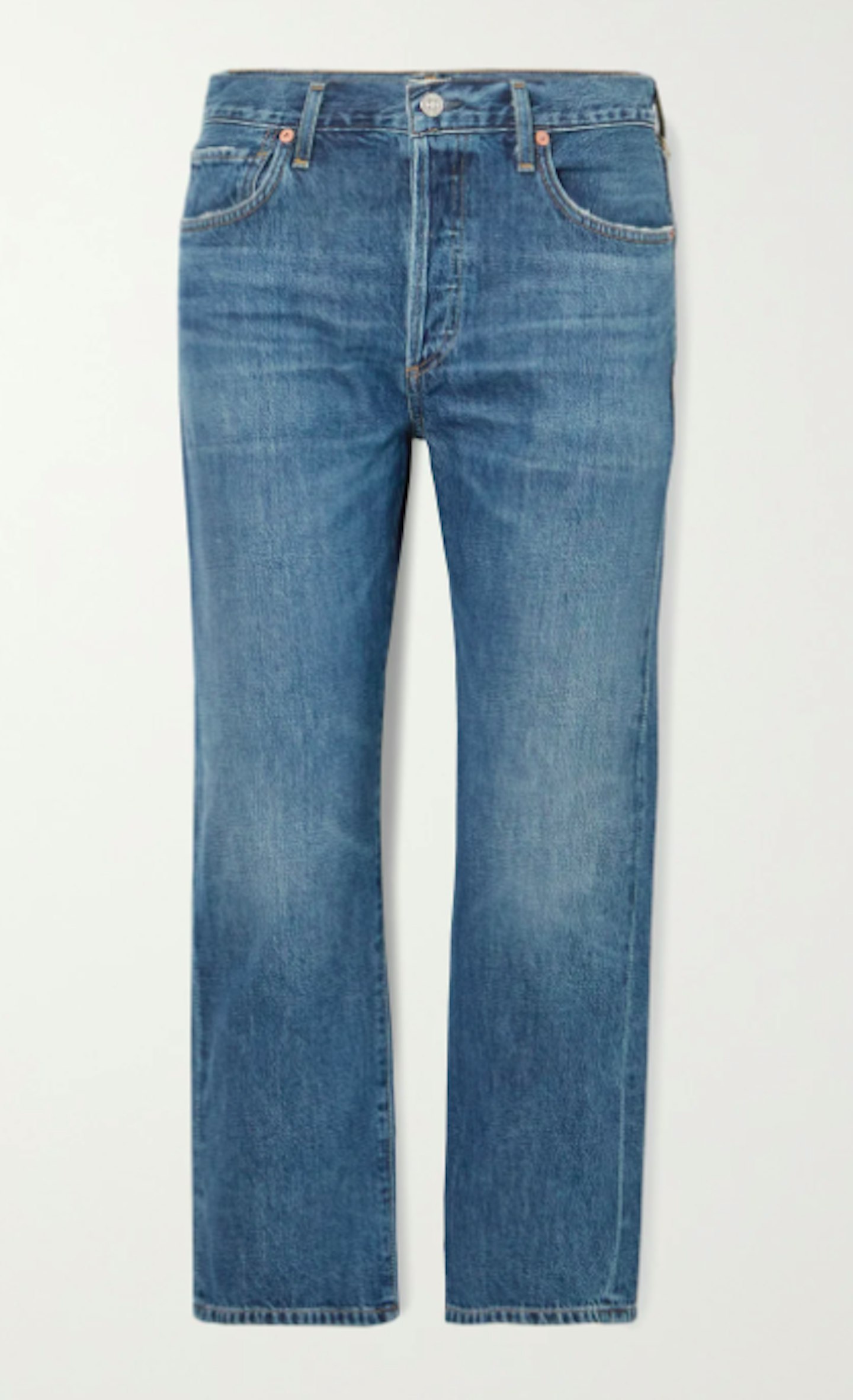 Citizens Of Humanity, Emery Cropped Organic High-Rise Straight-Leg Jeans, £300