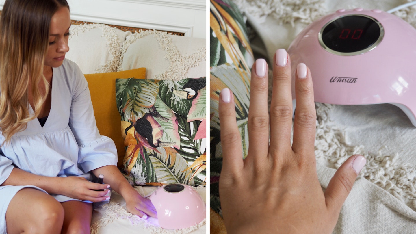 I swear by this gel nail lamp and it s just 12.99