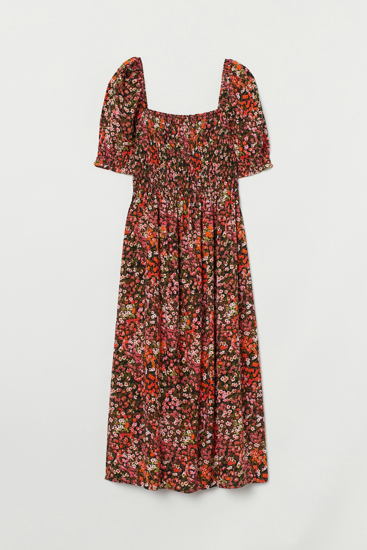 H&M, Puffed Sleeve Dress, £19.99