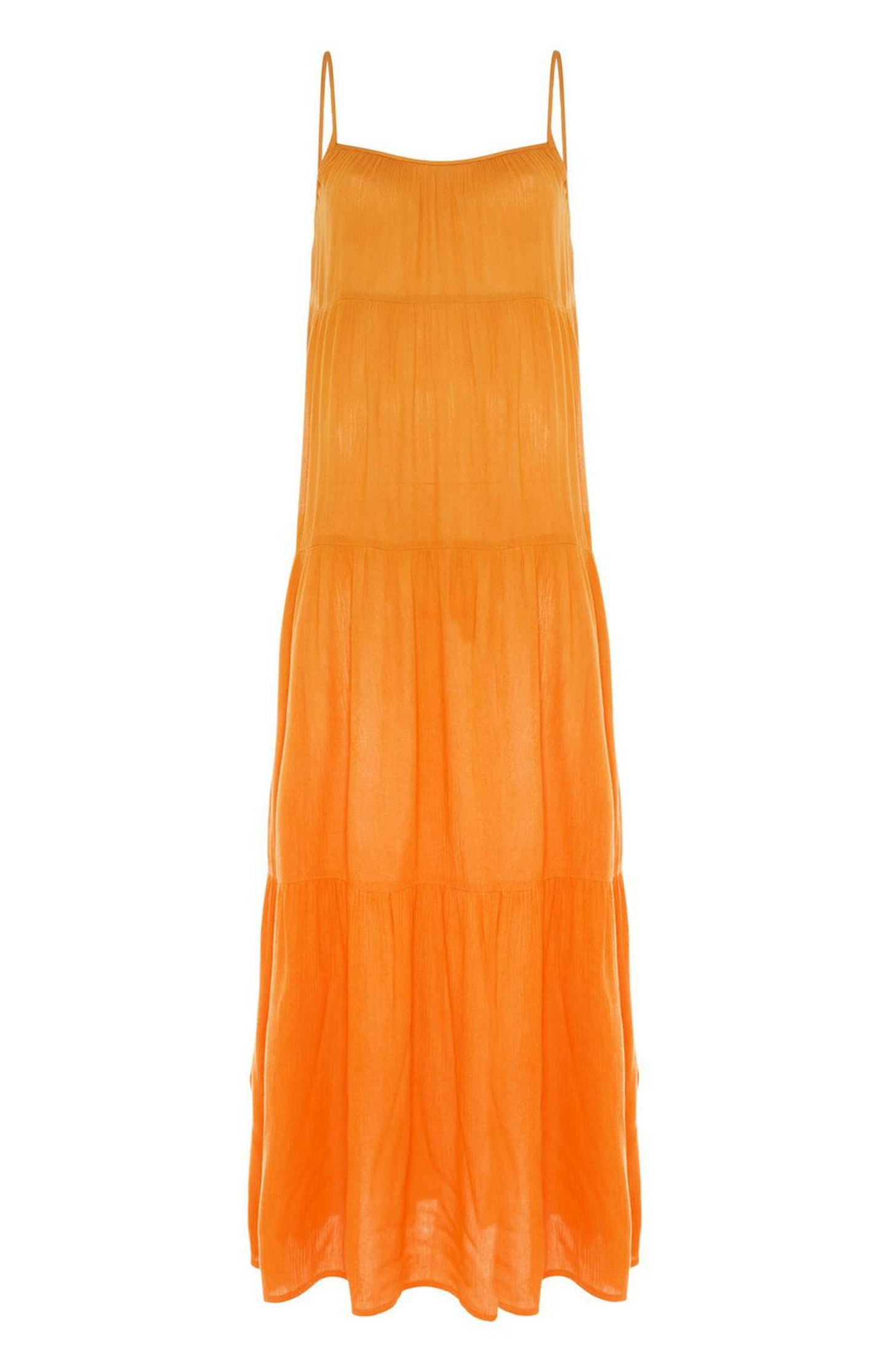 Primark, Mustard Crinkle Maxi Dress, £13