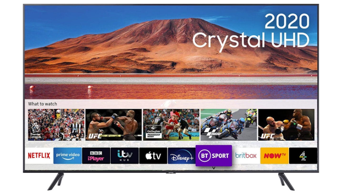 Samsung 55-inch TU7100 HDR Smart 4K TV with Tizen OS