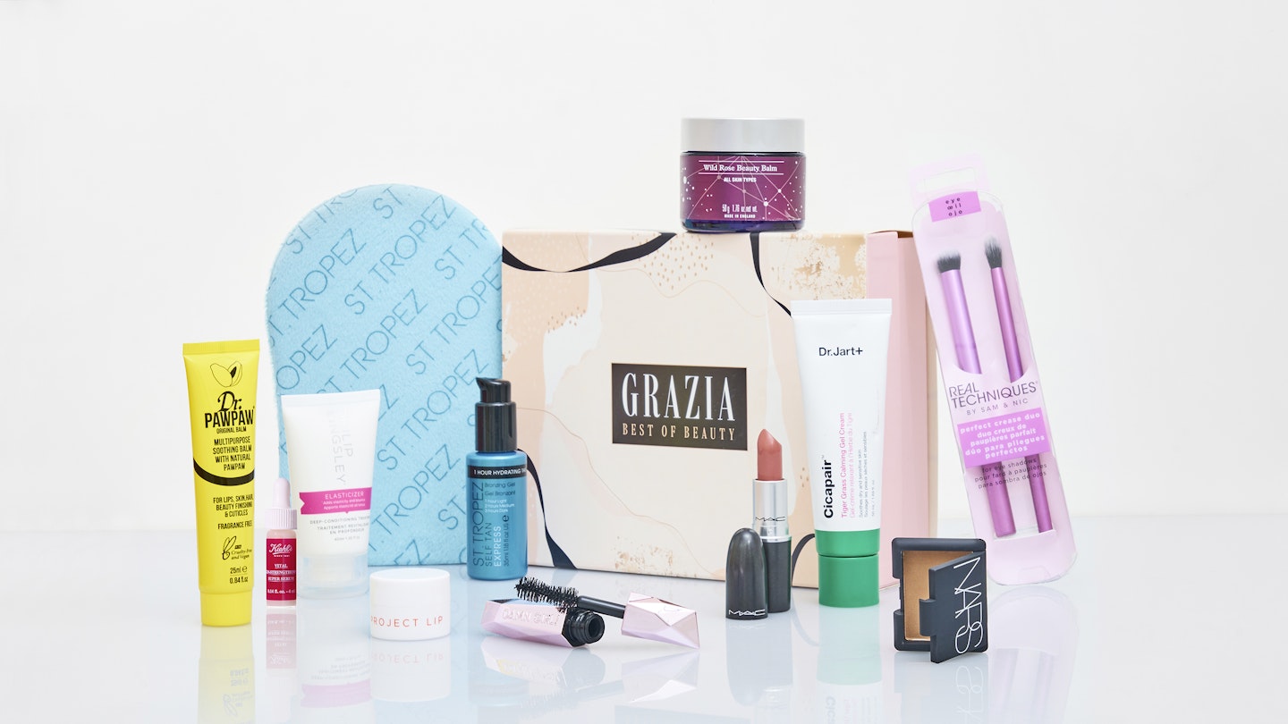 Grazia x glossybox beauty subscription box