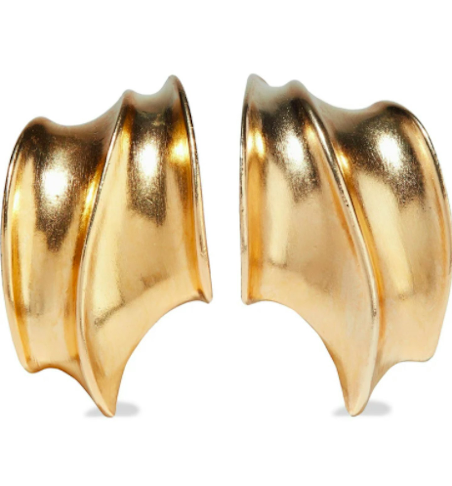 Ben Amun, 24-Karat Gold-Plated Clip Earrings, £68