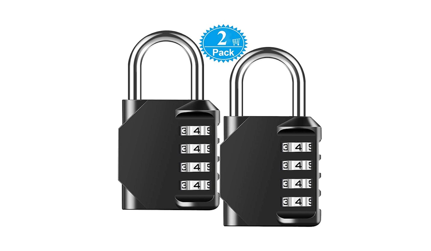 A padlock