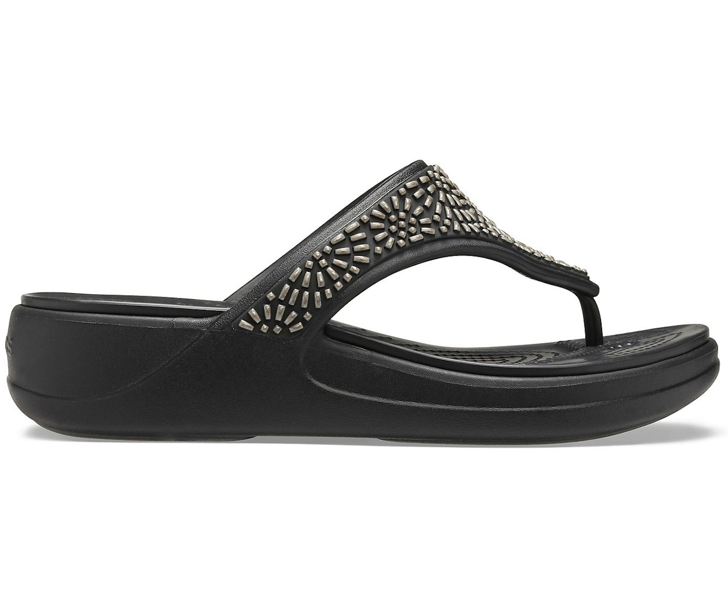 Crocs, Monterey Diamante Wedge Flip Flop, £39.99