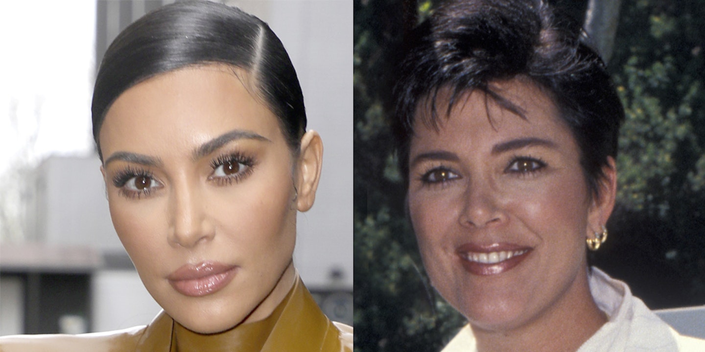 Kim Kardashian and Kris Jenner at same age