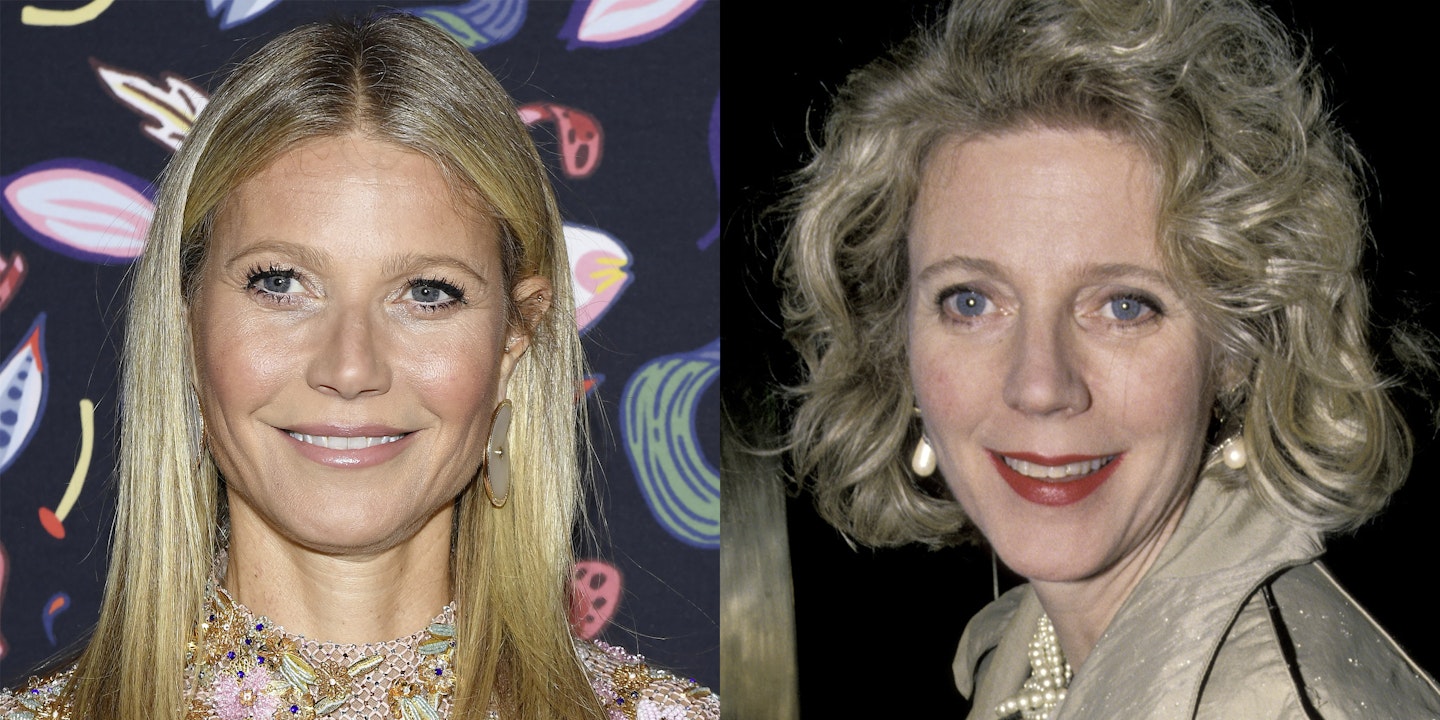 Gwyneth Paltrow and Blythe Danner at same age