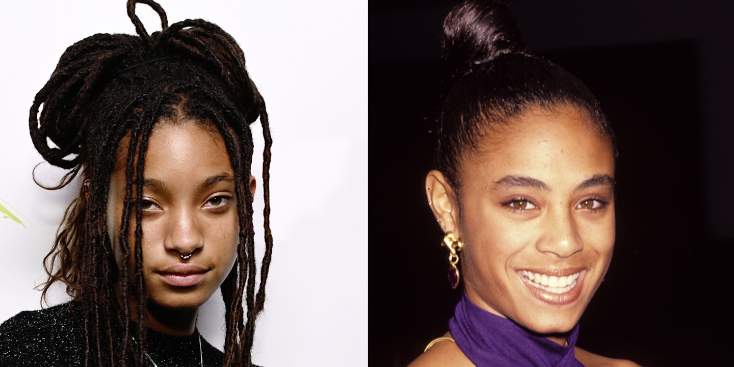 Willow Smith and Jada Pinkett-Smith at same age