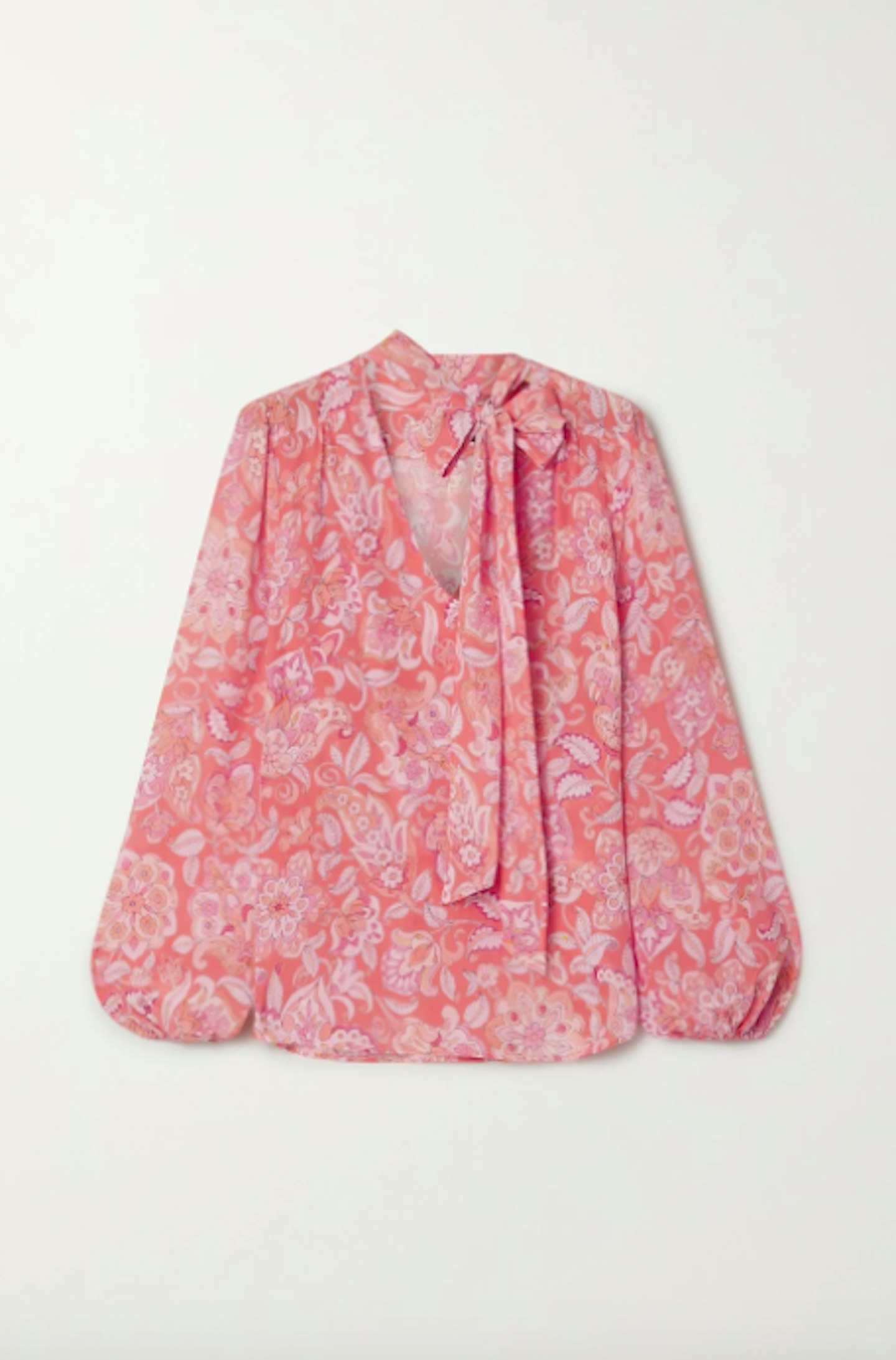 Rixo, Pussybow Blouse, £185 at Net-a-Porter