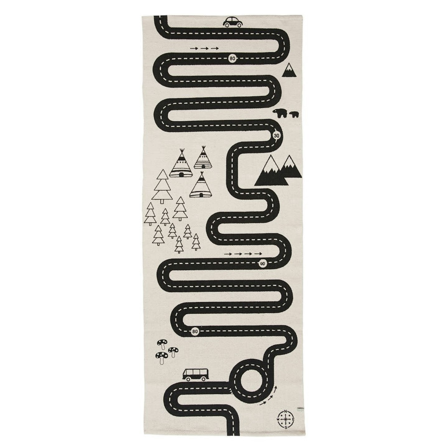 Race Track Design Adventure Playmat, Not On The High Street, Stylish Toys For Kids