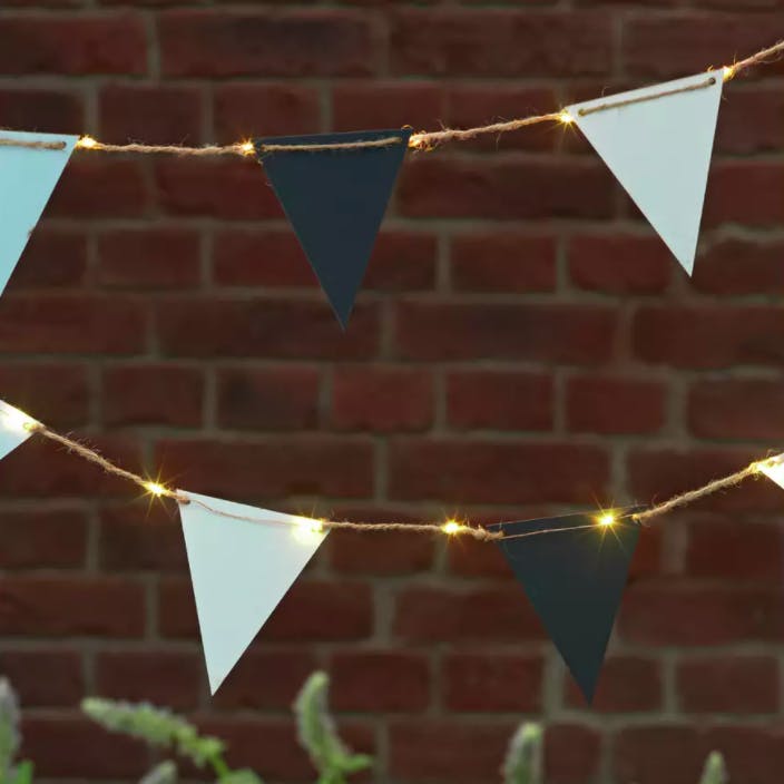 garden bunting lights