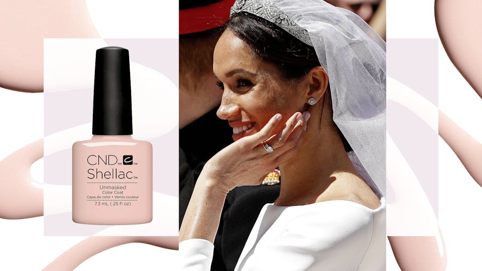 Meghan Markle Mixed These Two CND Shellac Nail Polishes Together At Day Manicure | Grazia