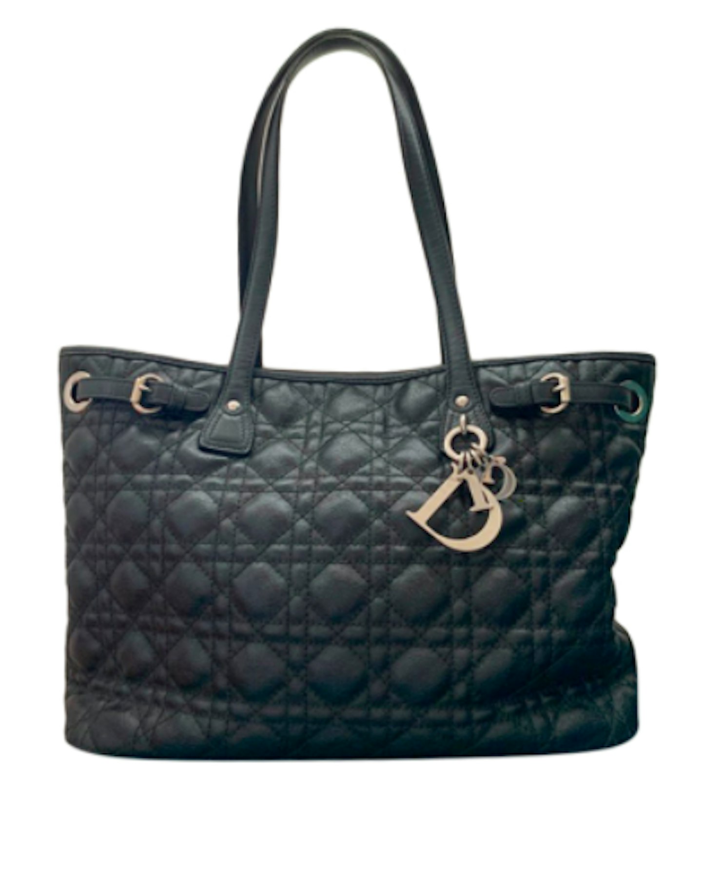 Dior, Black Cannage Leather Panarea Tote Bag, £245