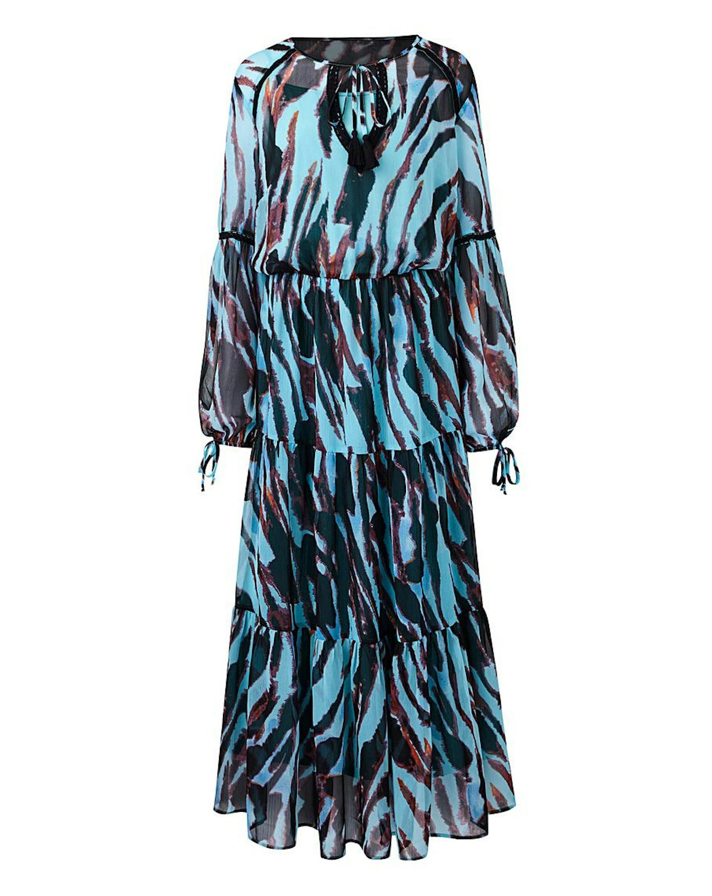 Simply Be, Boho Maxi With Ladder Trim, £23