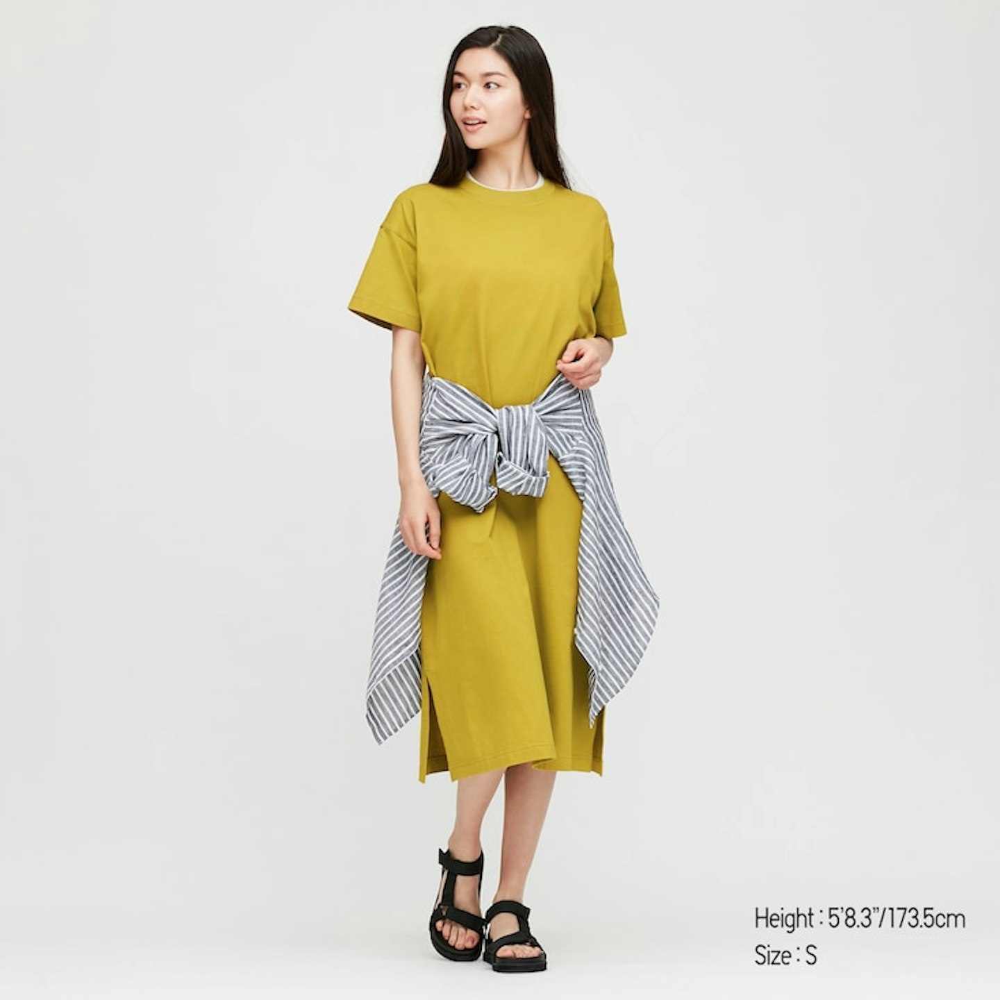 Uniqlo, Mercerised Cotton S-shirt Maxi Dress, £14.90