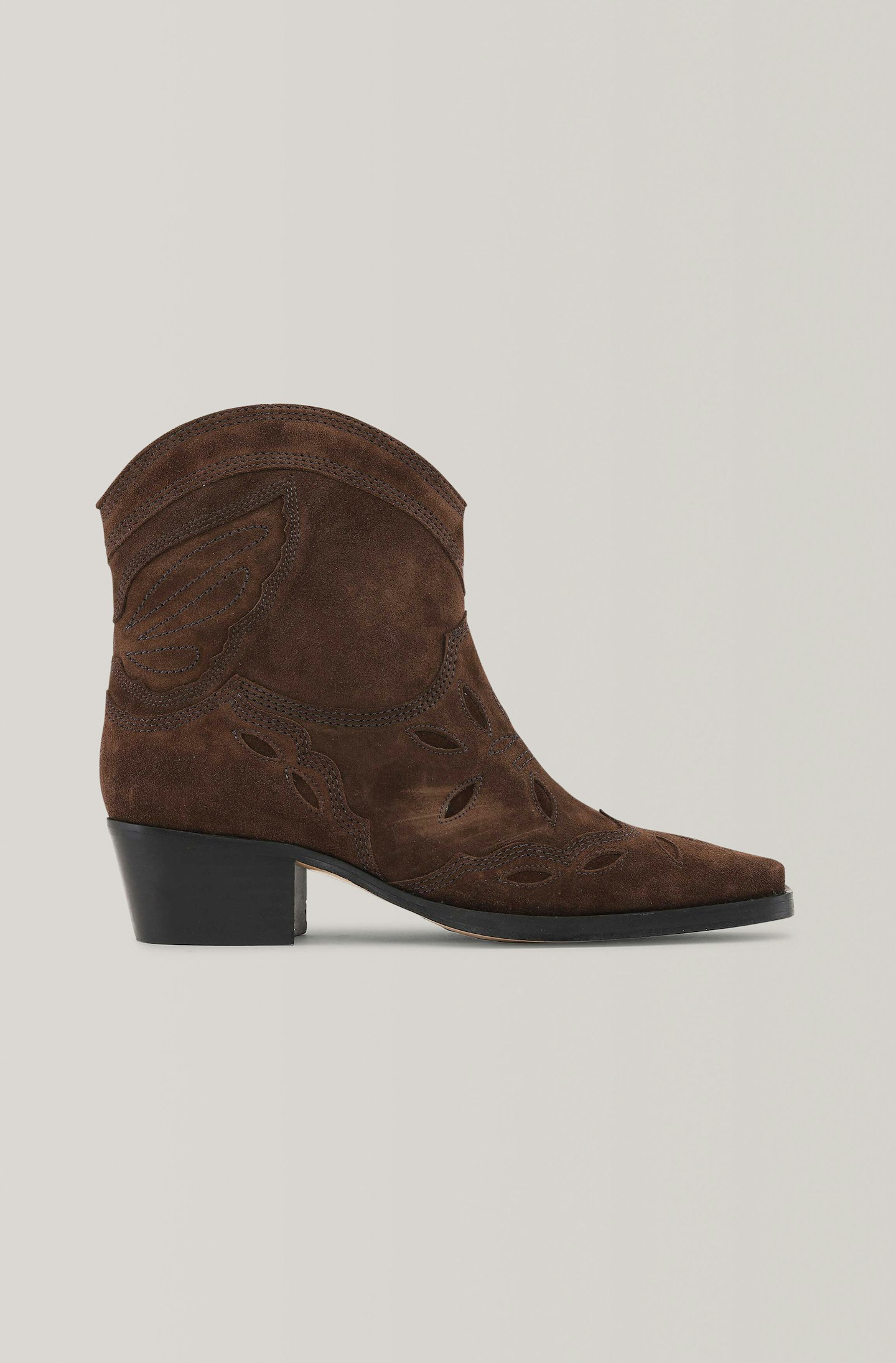 Ganni, Low Texas Ankle Boots, Was £430, Now £215