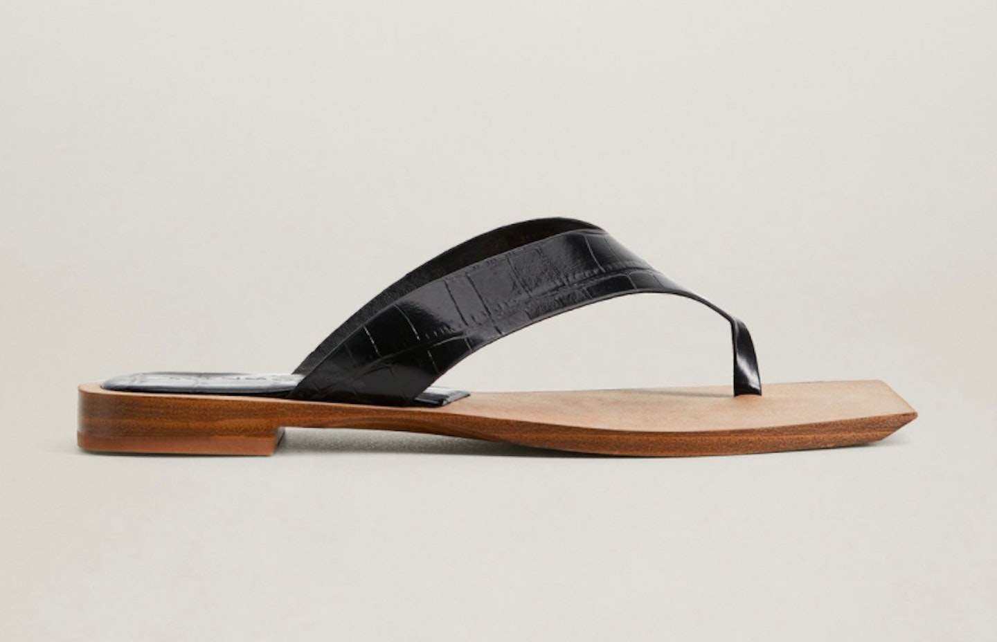 Mango, Croc-Effect Sandals, £35.99