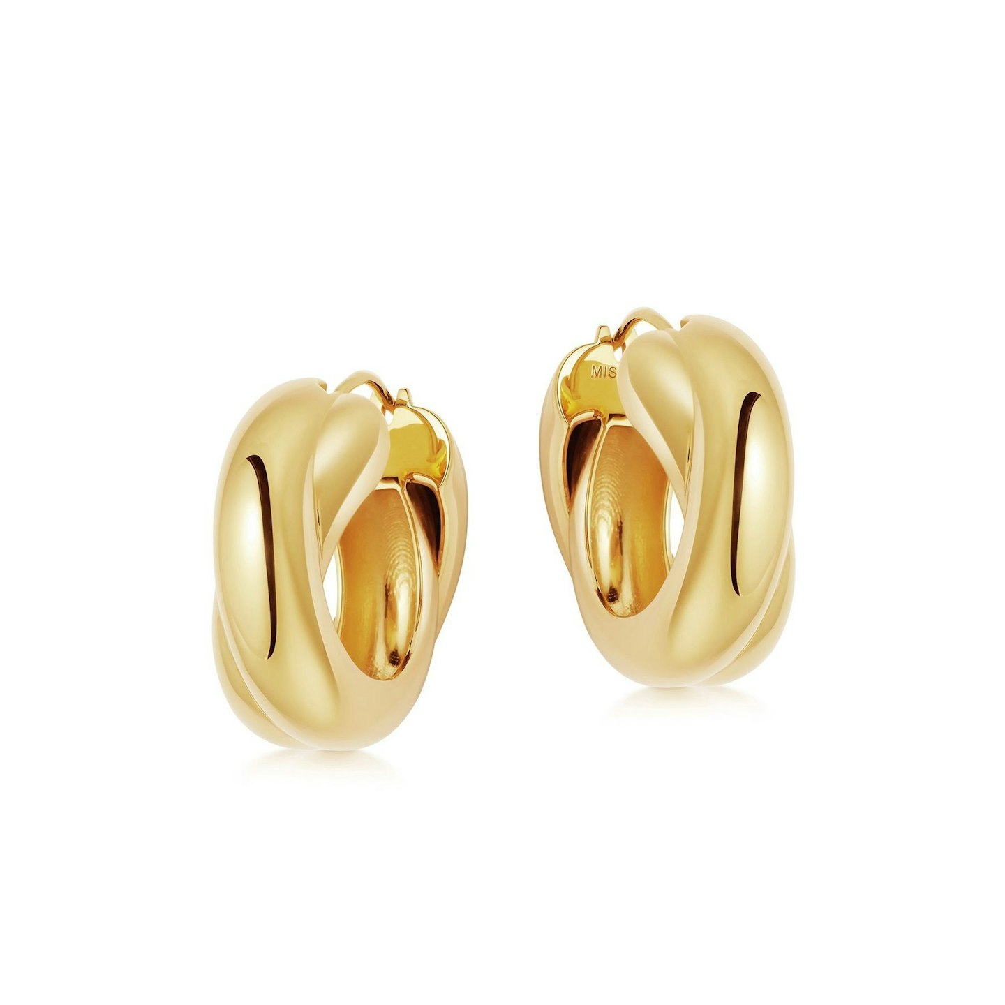 Missoma, Lucy Williams Gold Chunky Entwine Hoops, £89