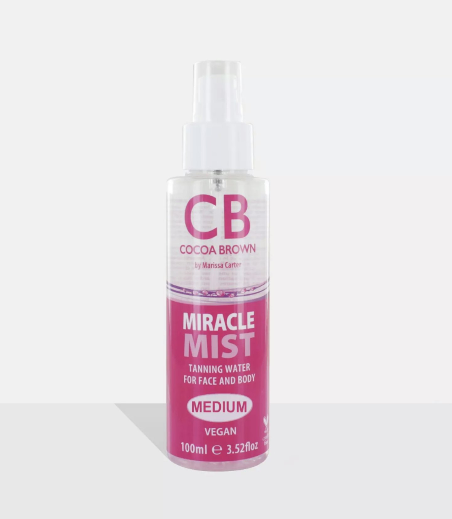 cocoa brown miracle mist tanning water medium