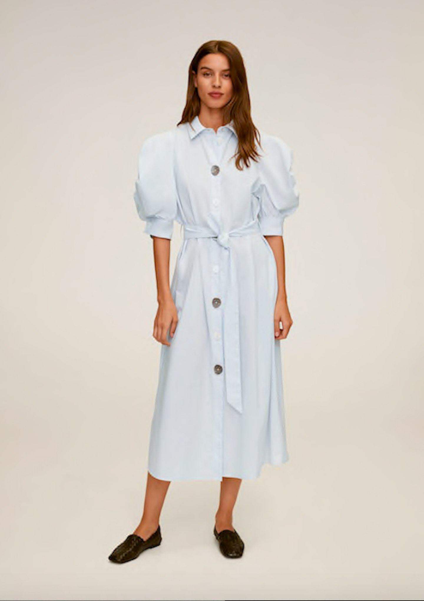 Mango, Poplin buttoned dress, £69.99