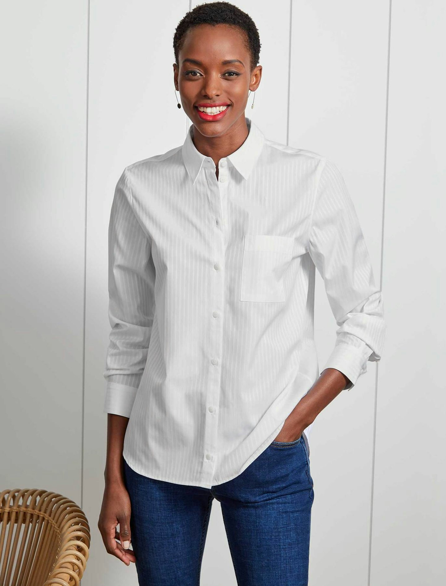 Cefinn, Skyla Cotton Long-Sleeve Shirt, £150