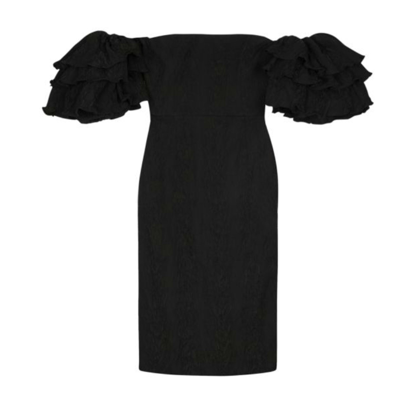 Alexachung, Black Puff-Sleeved Dress, Was £600, Now £75
