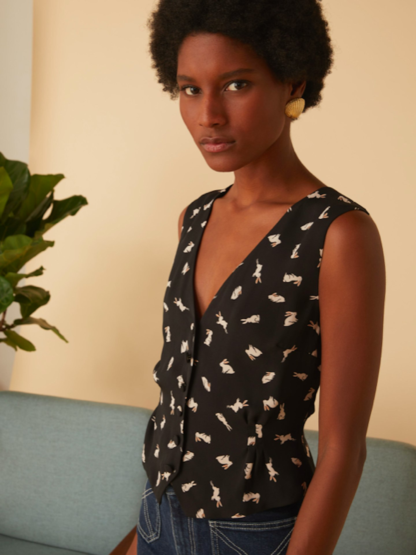 Alexachung, Bunny Waistcoat, Was £250, Now £40