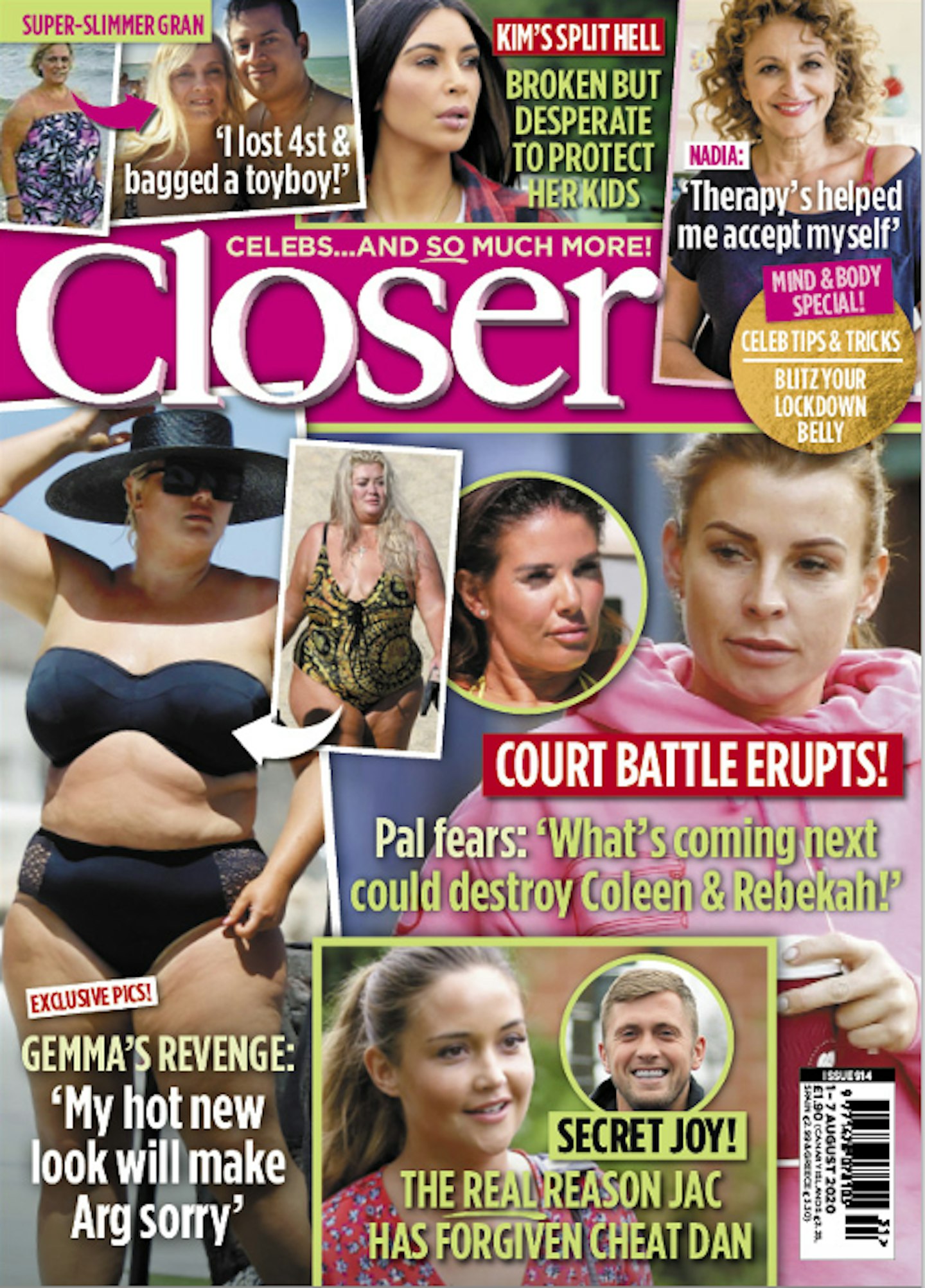 Closer magazine 28 July 2020