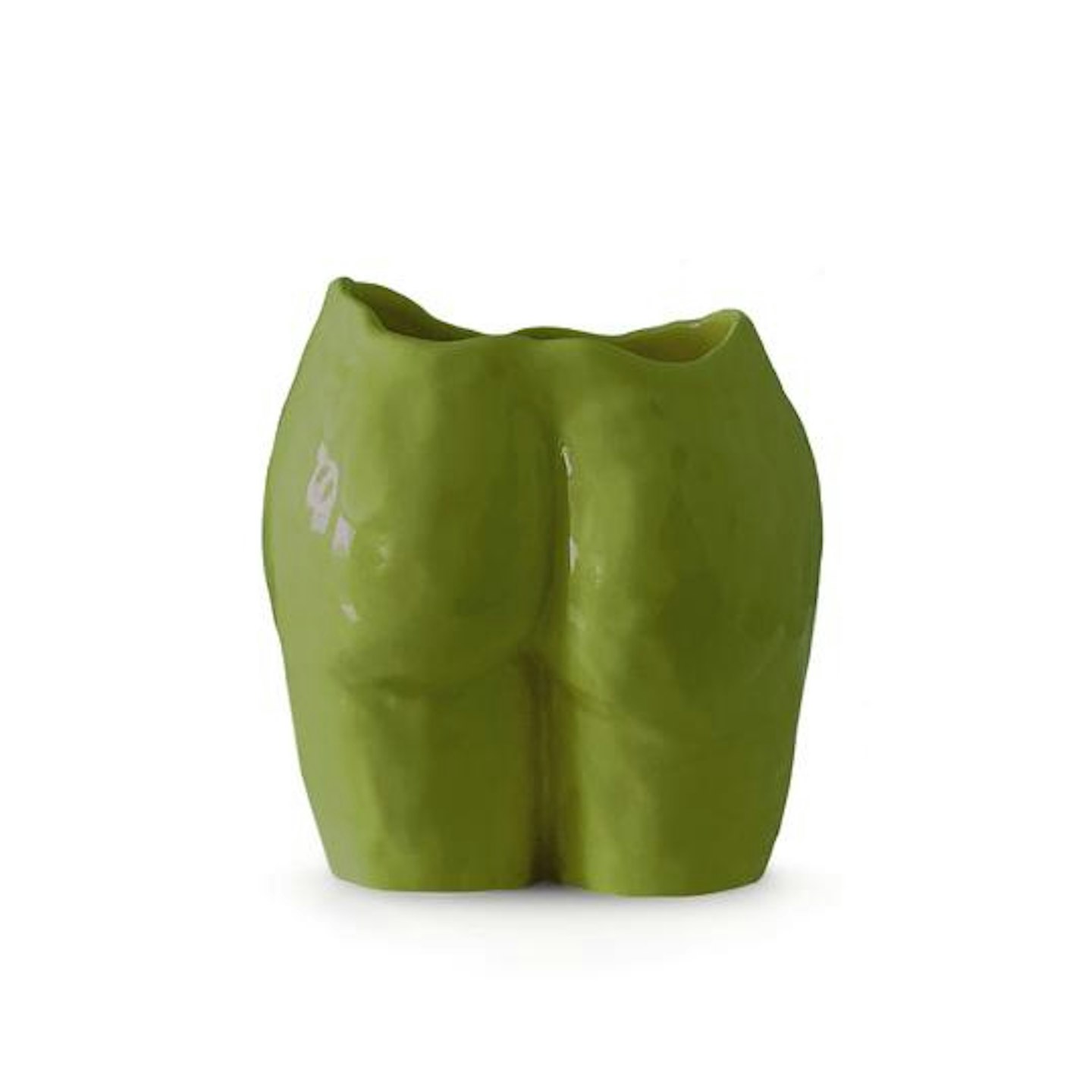 Anissa Kermiche, Popotin Pot Olive Green Shiny, £65