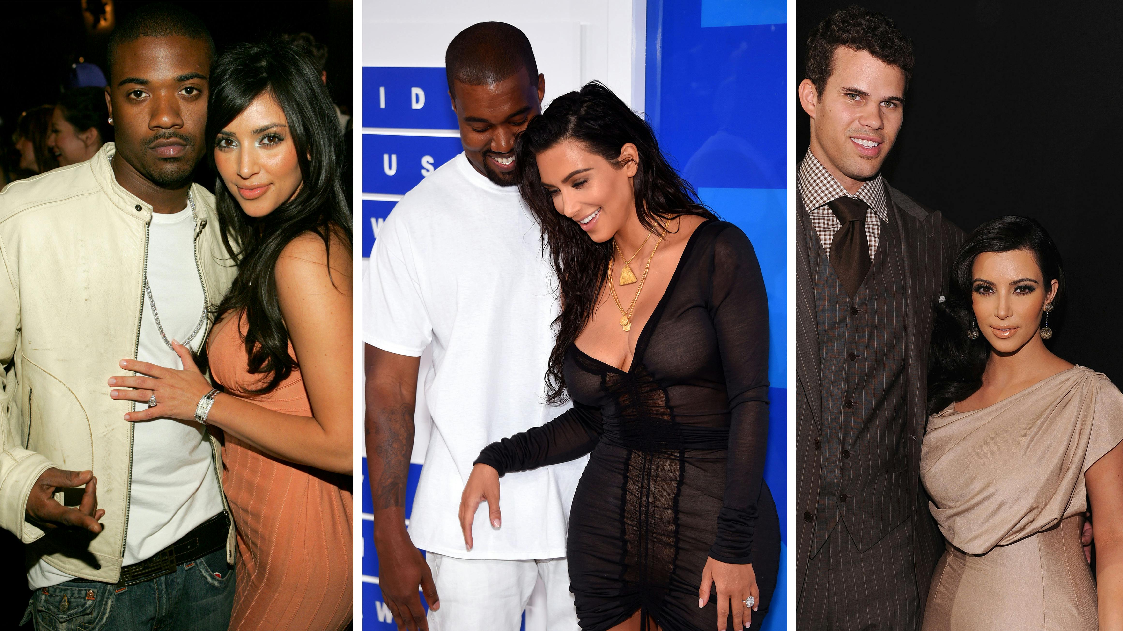Kim Kardashians ex boyfriends and husbands pic photo