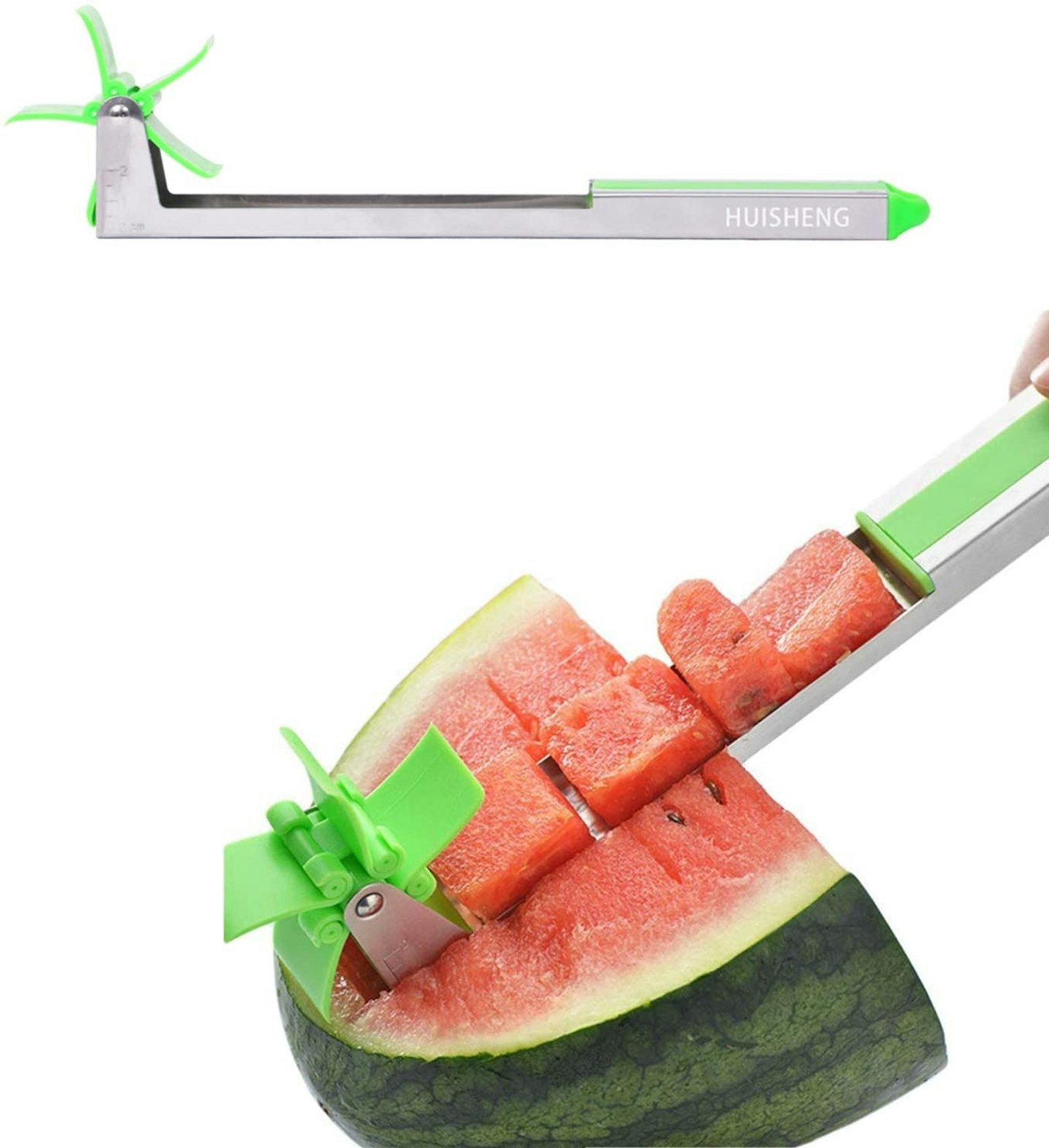HUISHENG Windmill Watermelon Cutter