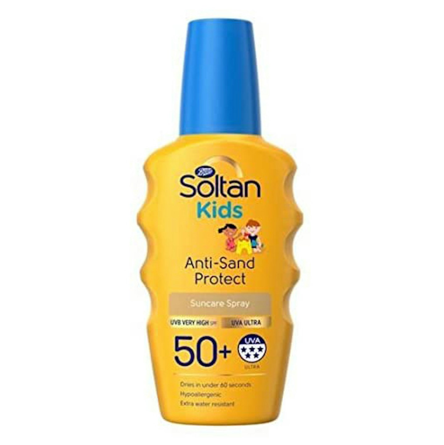 Soltan Suncare Kids and Baby Sun Cream Spray Anti-Sand Protection SPF 50+