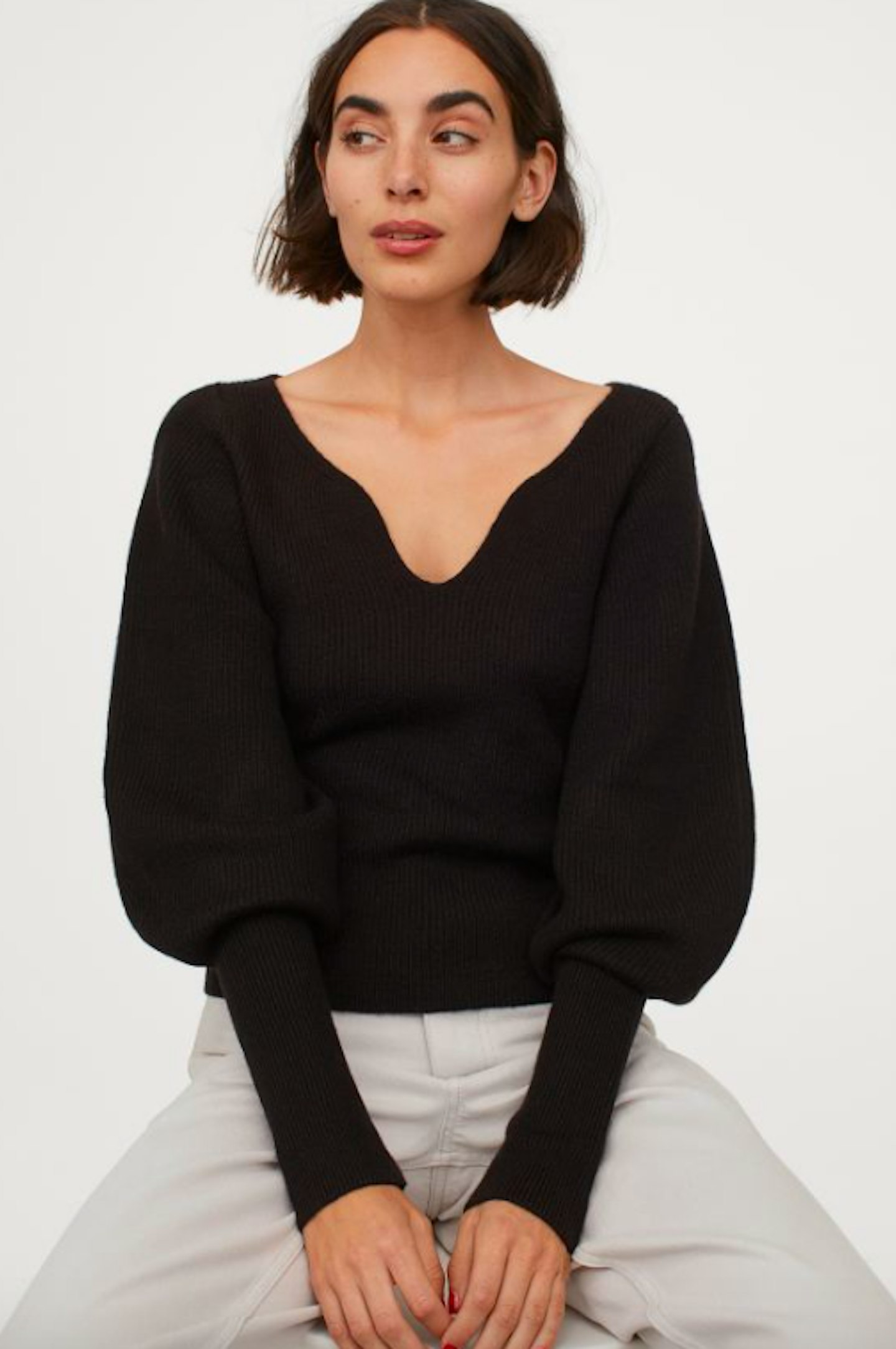 H&M, Rib-knit jumper, £34.99