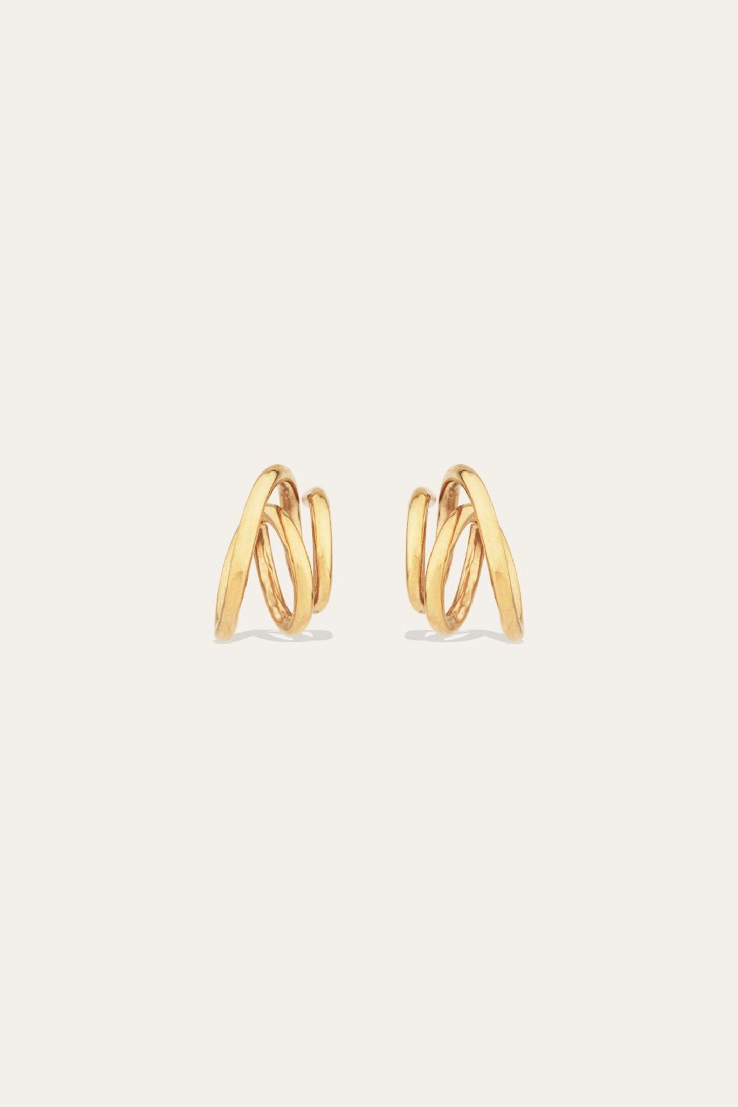 Leo - Completedworks, Flow Gold Vermeil Earrings, £175
