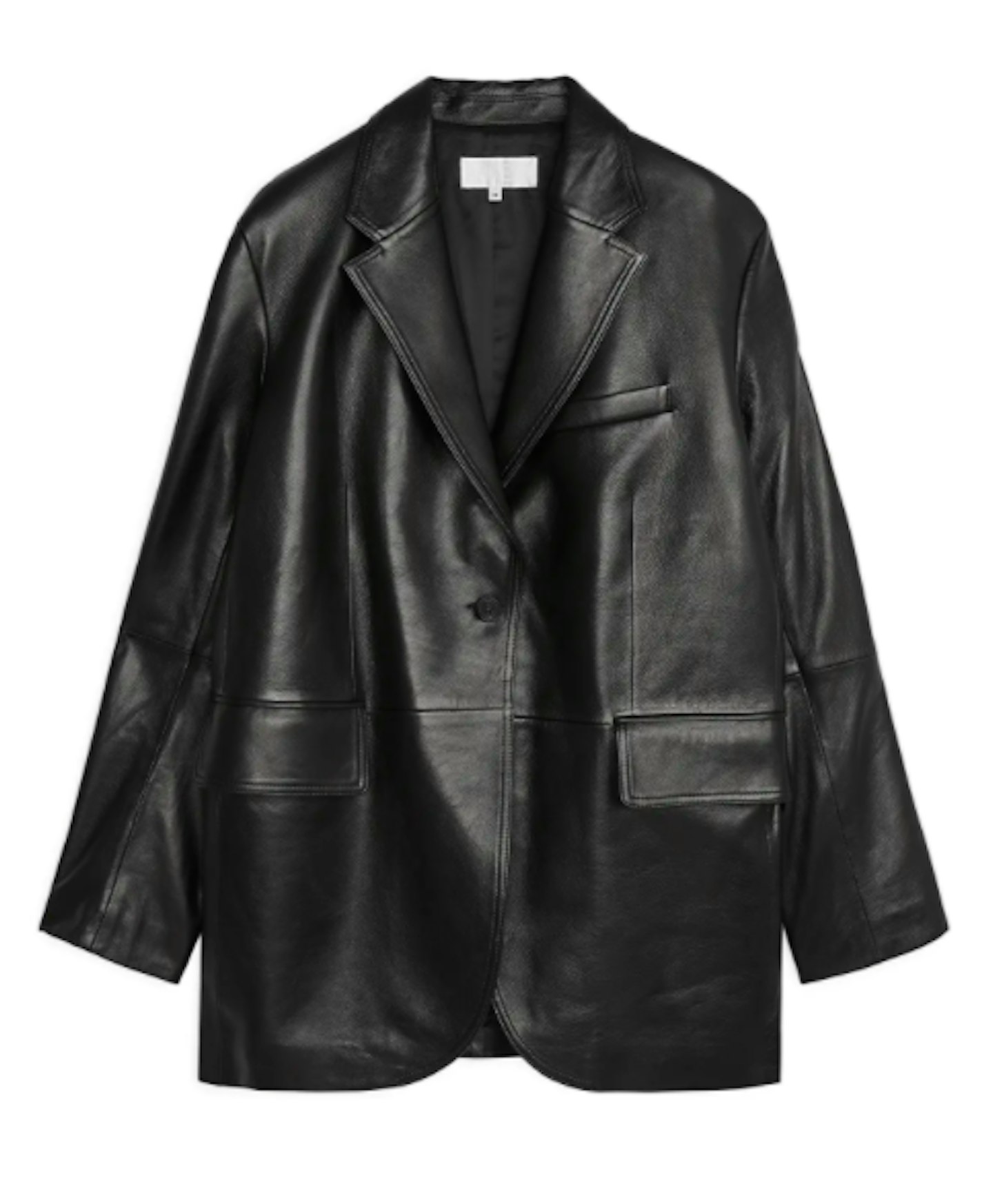 Scorpio - Arket, Oversized Leather Blazer, £290