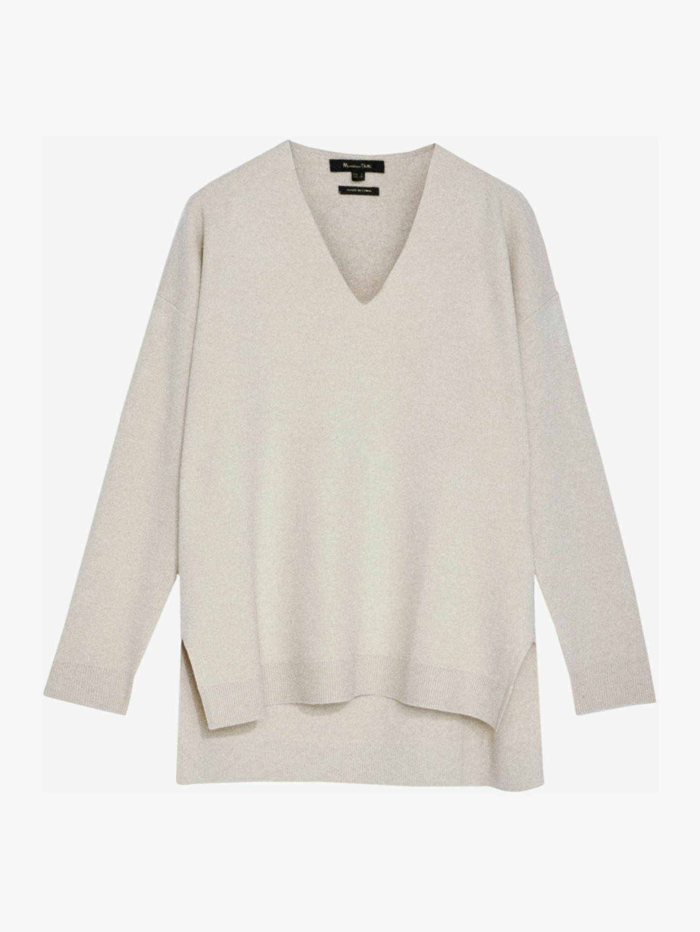 Massimo Dutti, V-Neck Cape Sweater, £69.95