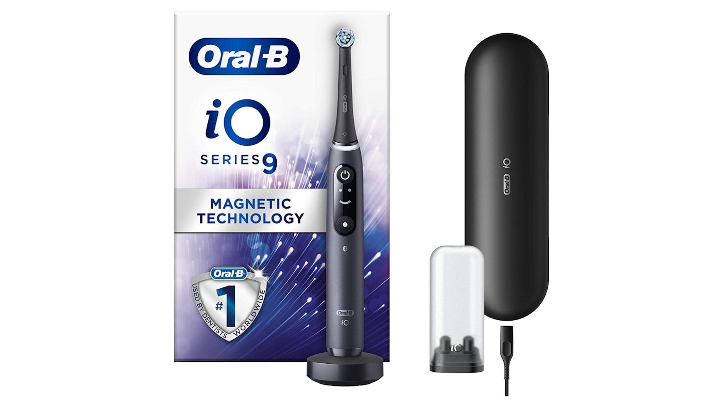 Oral-B iO9 Black Ultimate Clean Electric Toothbrush, Two Pin Plug